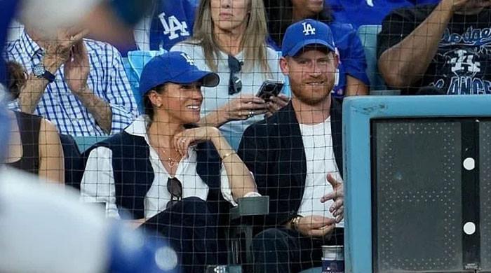 Prince Harry and Meghan Markle Make Surprise Appearance at World Series