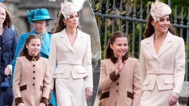 Princess Charlotte Follows Kate Middleton Style Rule In Elegant Easter Appearance