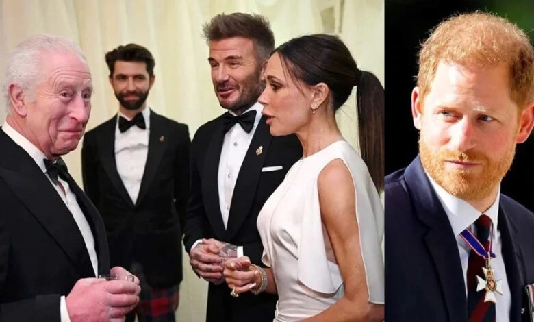 David Beckham Praises King Charles In US As Prince Harry Silence Sparks Debate
