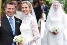 Harriet Sperling Honors Queen Elizabeth With Meaningful Wedding Day Tribute
