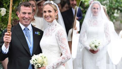 Harriet Sperling Honors Queen Elizabeth With Meaningful Wedding Day Tribute