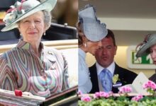 Princess Anne Leads Family Gathering At Royal Ascot With Eye Catching Appearance