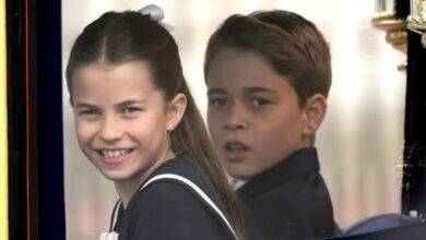 Princess Charlotte Takes On Official Royal Role As Prince George Departs