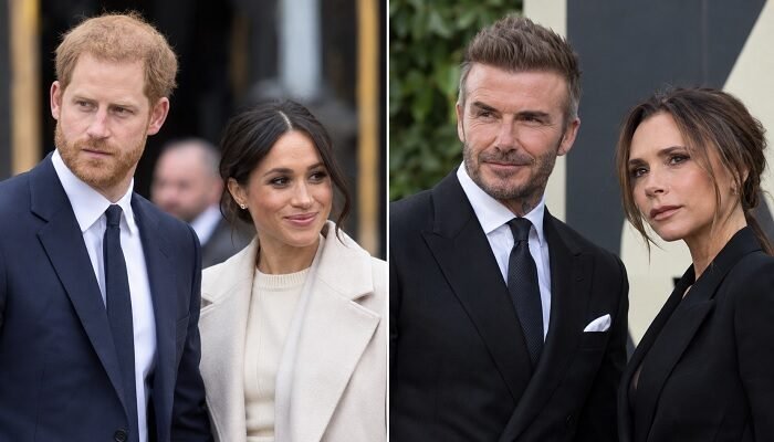 Prince Harry and Meghan Markle Face Awkward Beckham Encounters as Old Feud Follows Them Back to UK
