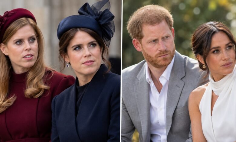 Princess Beatrice and Eugenie Face Fresh Pressure to Give Up HRH Titles After Harry and Meghan Comparison
